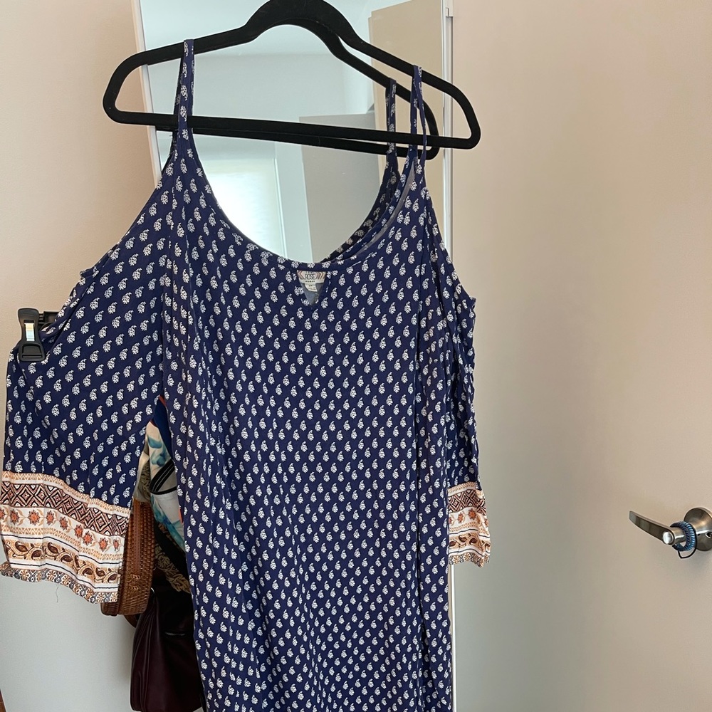 Cold shoulder dress